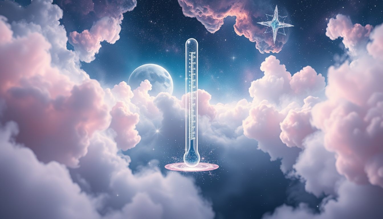 Le thermomètre symbolise l'équilibre émotionnel lors des décisions cruciales.