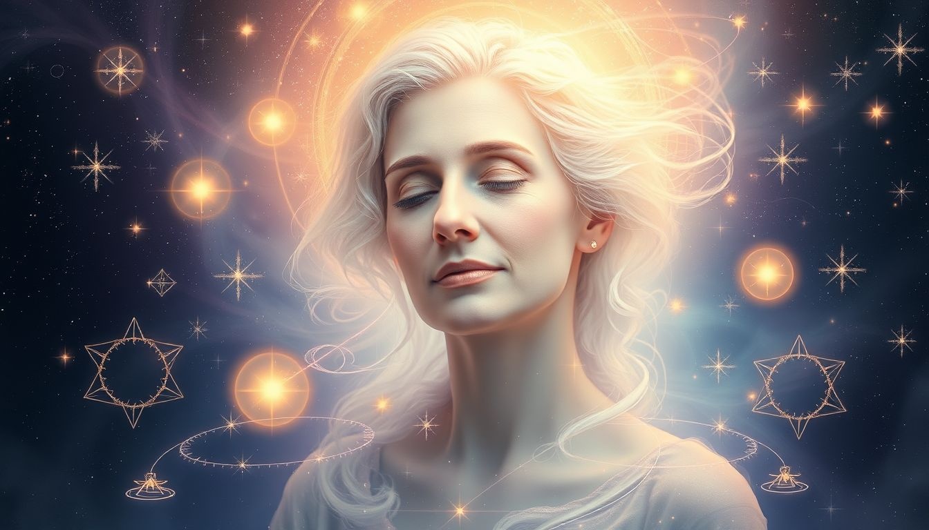 Marie âgée symbolise la sagesse et la guidance intérieure profonde.