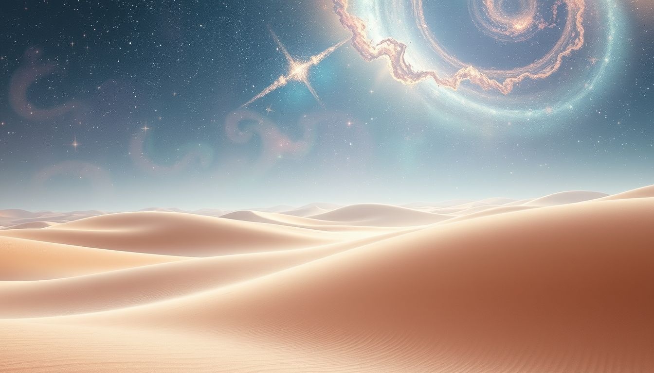 Le mirage dans le désert symbolise souvent un espoir illusoire.