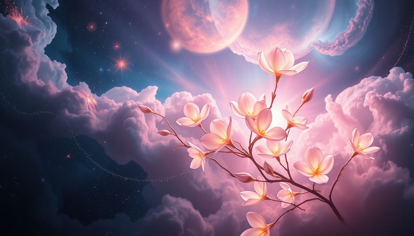 Les fleurs en rêve symbolisent souvent la beauté et la croissance.