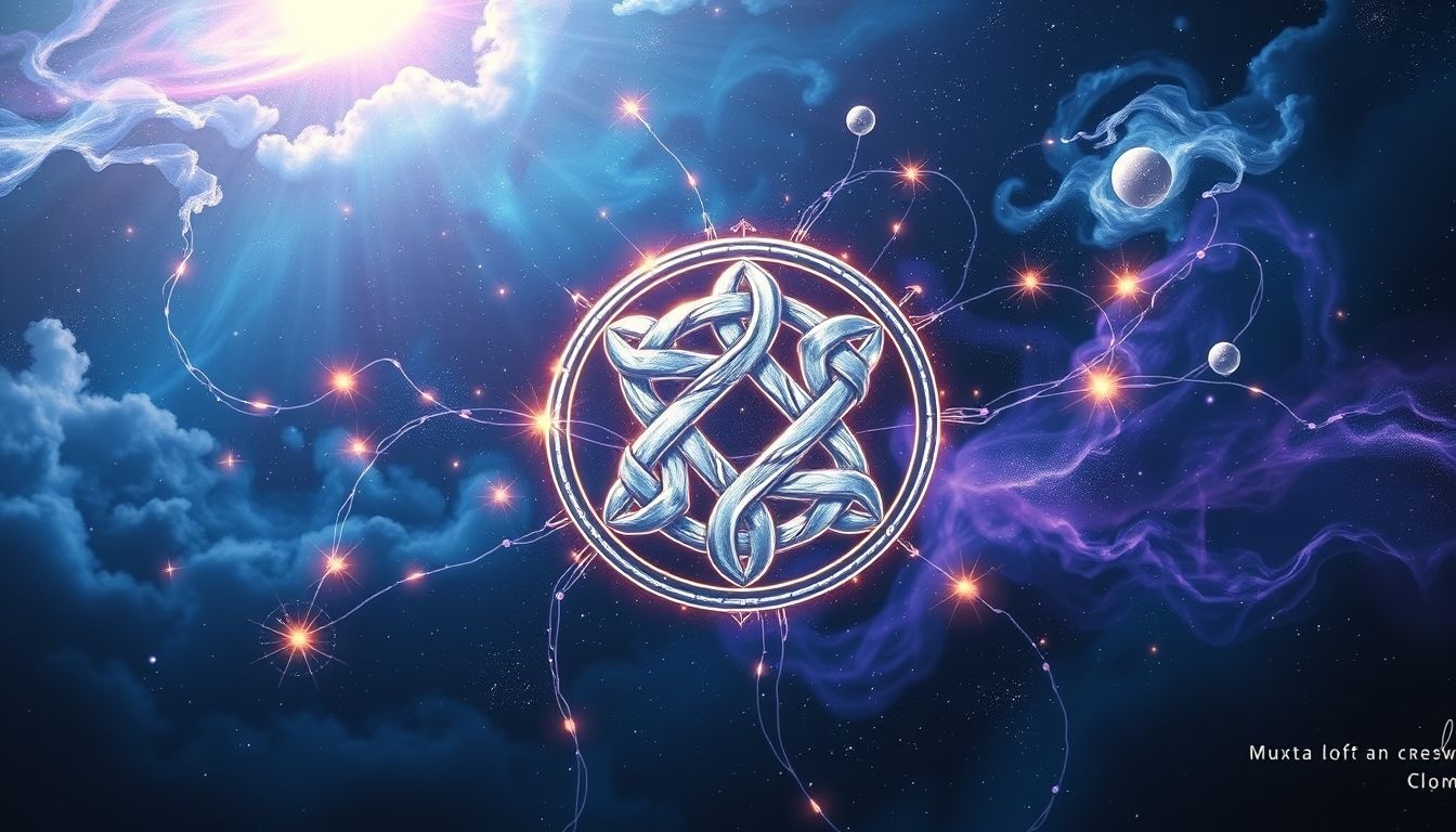 Le nœud celtique symbolise l’éternelle interconnexion spirituelle universelle.