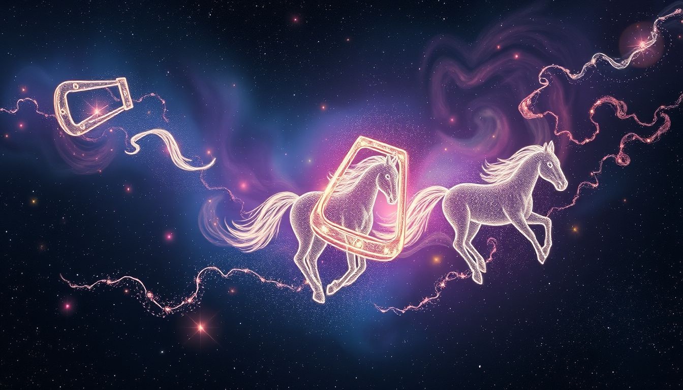 Rêver d'étriers symbolise souvent ambition et quête de réussite équestre.
