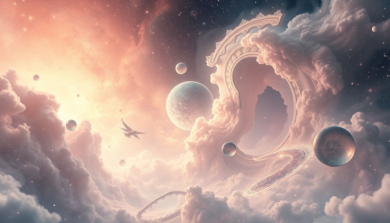 Rêver d’adieu en lieu inconnu symbolise un nouveau départ mystique.