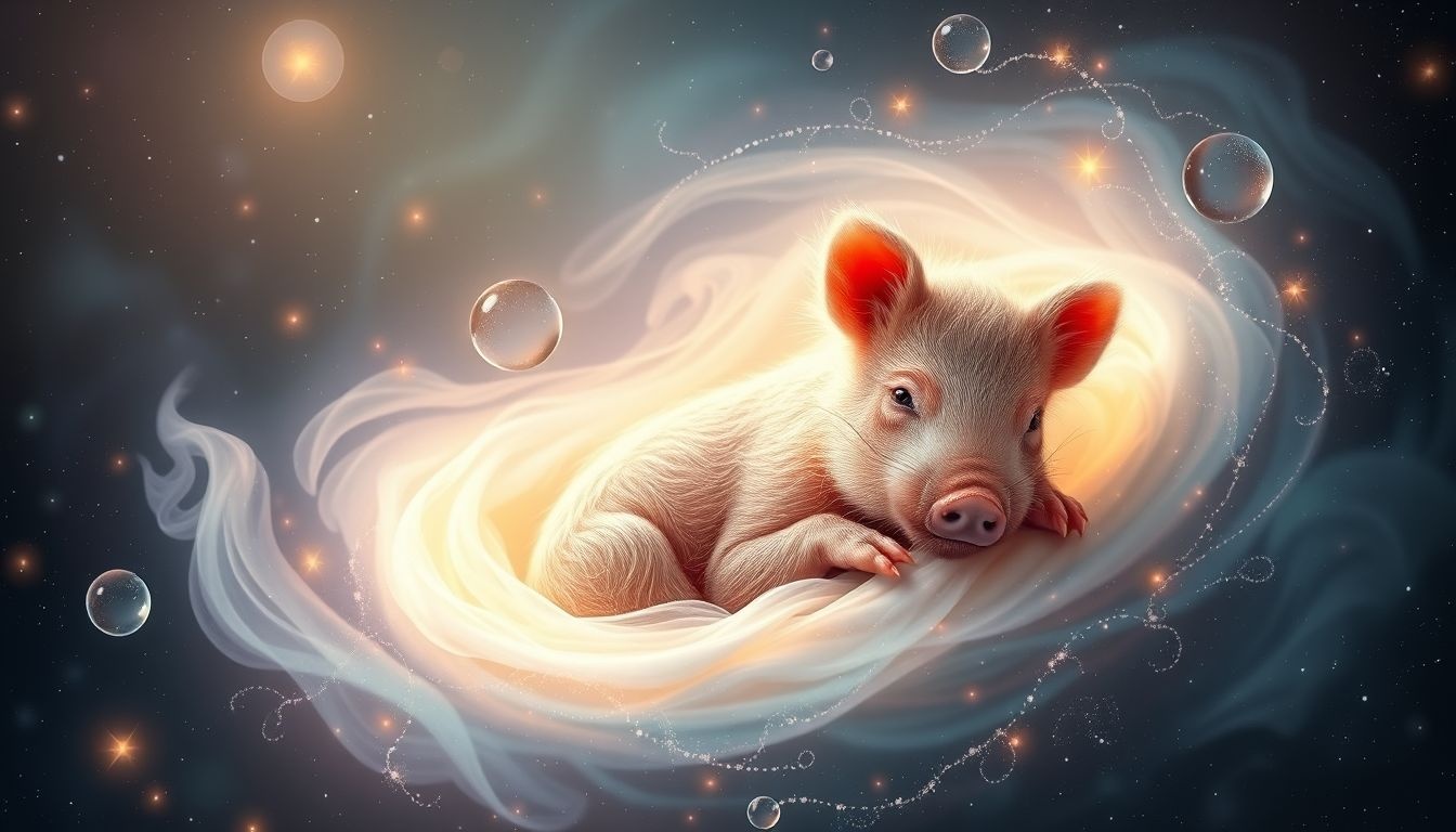 Rêver d’un bébé sanglier symbolise innocence et renouveau intérieur profond.