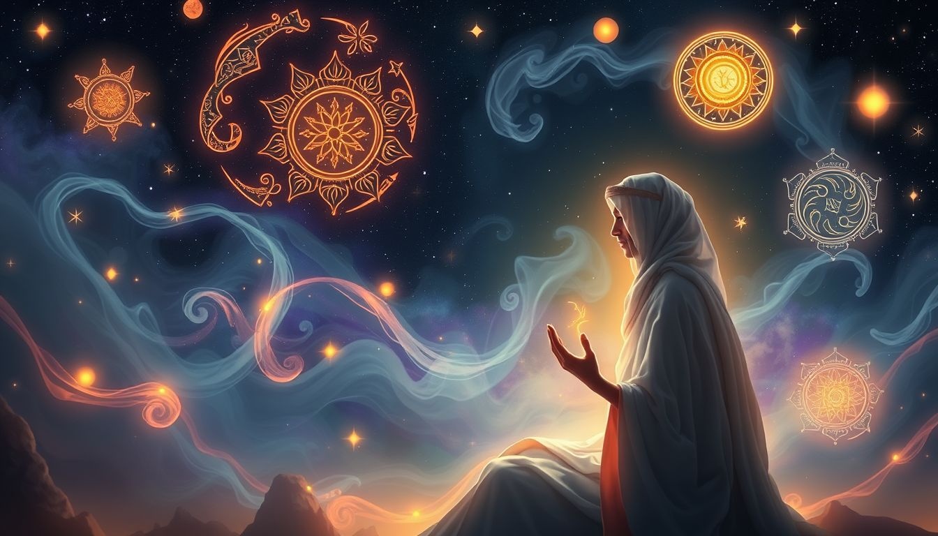 Le bédouin symbolise la sagesse ancestrale et l'imaginaire fertile.