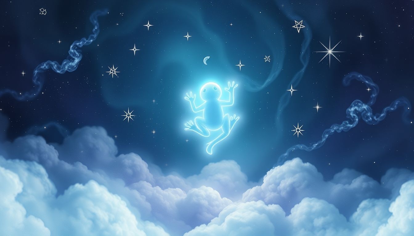 Rêver d'un crapaud symbolise souvent transformation et renouveau intérieur.