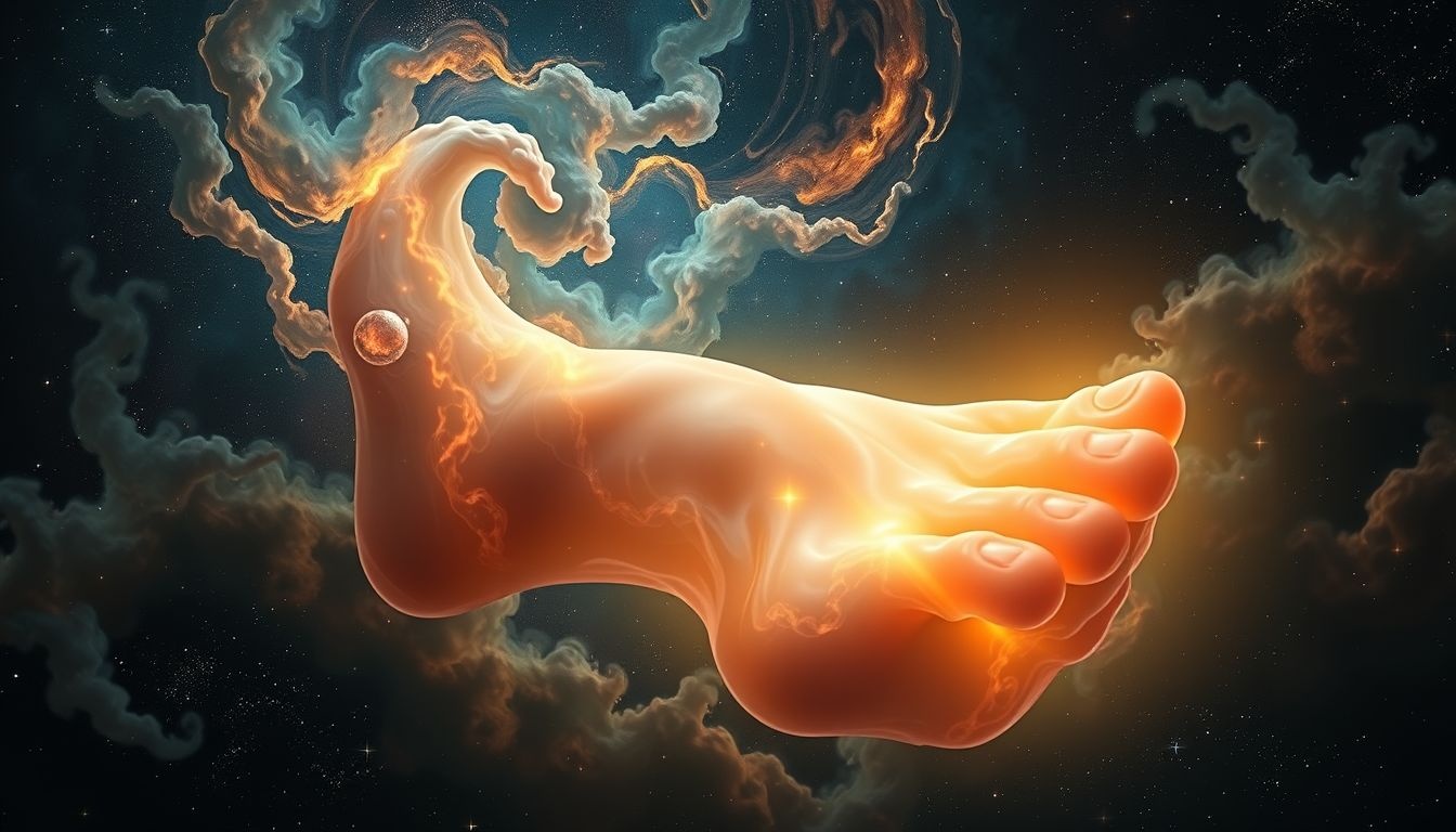 Rêver d’un gros orteil changeant symbolise une transformation intérieure profonde.