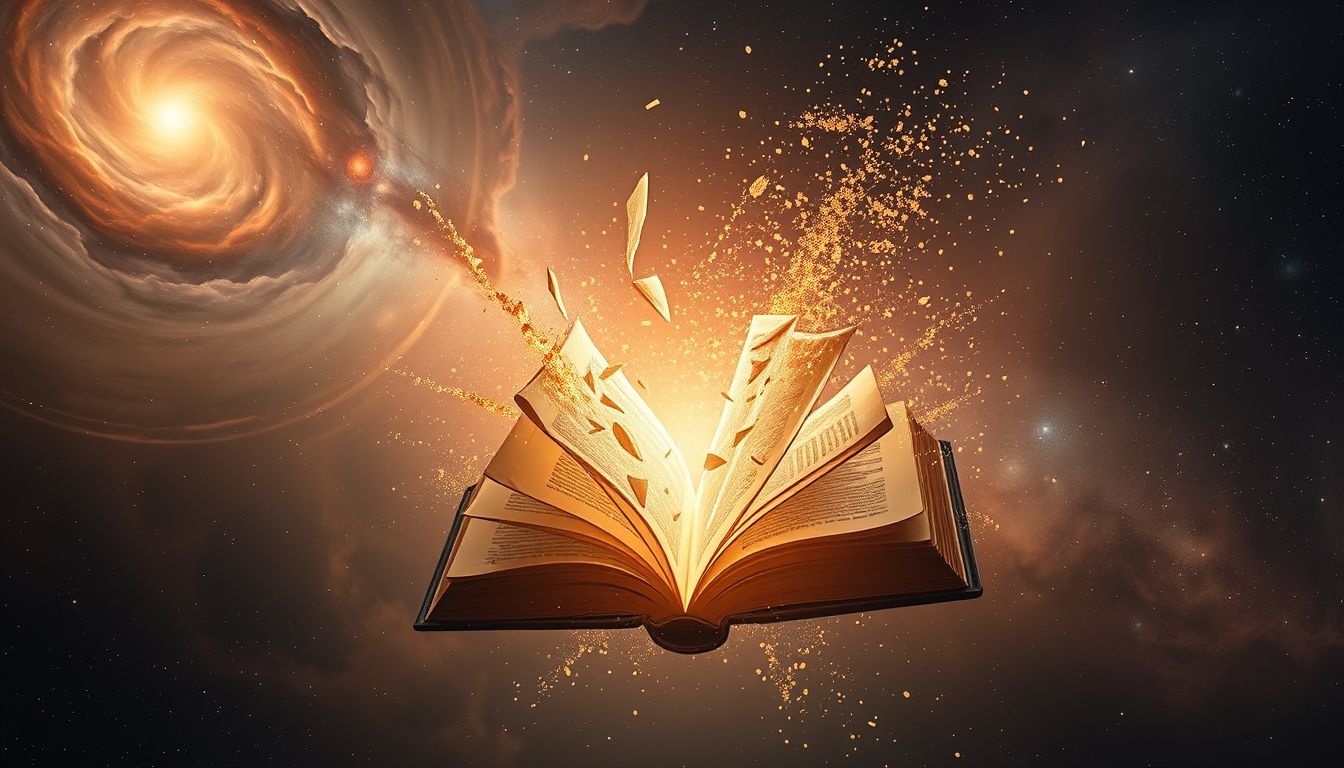 Rêver d’un livre détruit symbolise souvent une fin douloureuse.