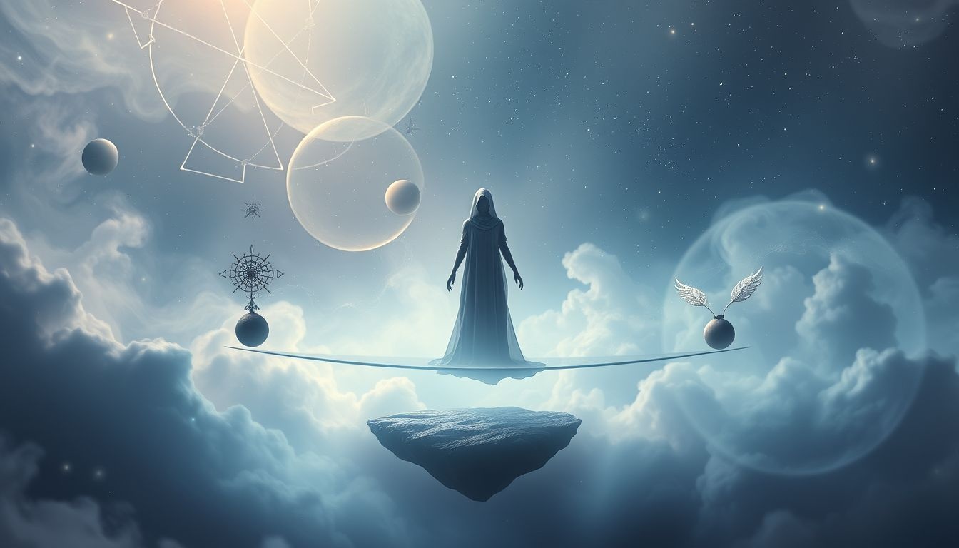 Rêver d'un mage neutre révèle un besoin d'équilibre intérieur profond.