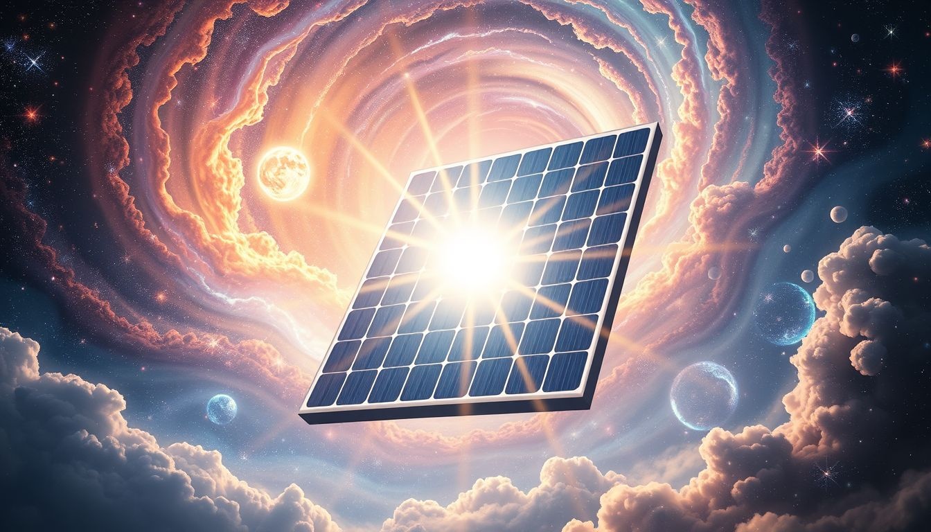 Rêver d’un panneau solaire parfait symbolise un espoir énergétique durable.