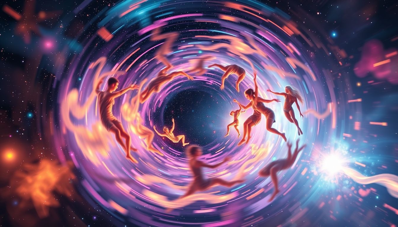 Rêver d'une danse ronde rapide symbolise énergie et chaos intérieur.