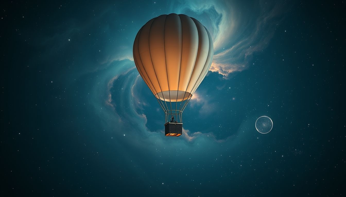 Rêver d’une montgolfière vide symbolise solitude et quête intérieure profonde.