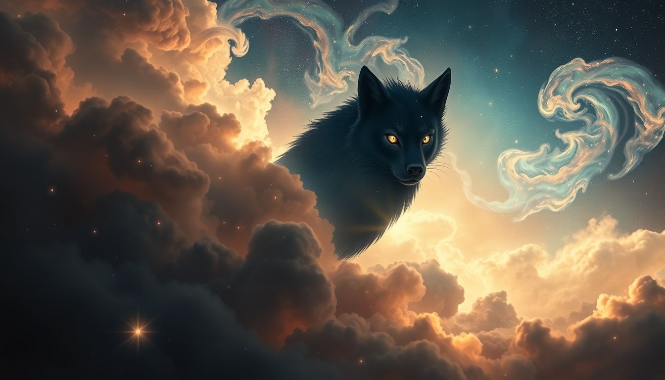 Rêver d'une ombre animale révèle nos instincts primaires refoulés.