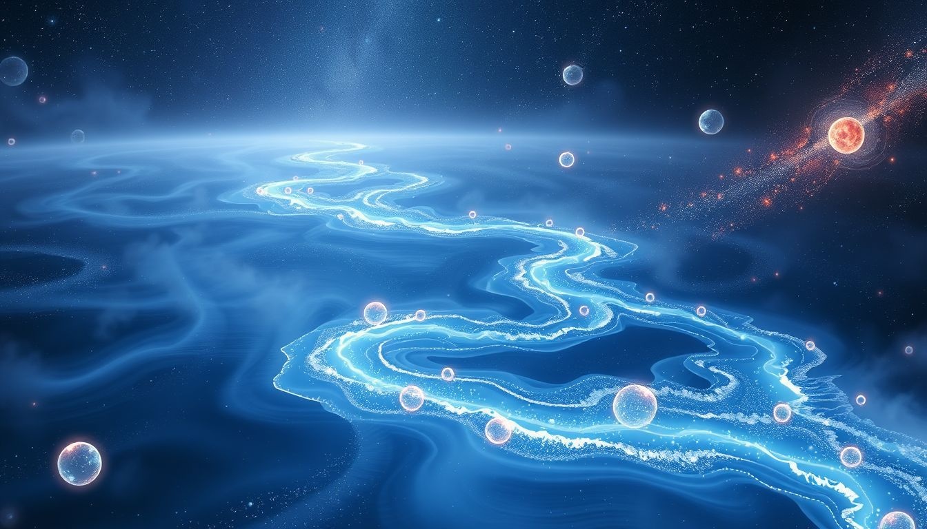Rêver d'une rivière symbolise le flux constant de la vie.