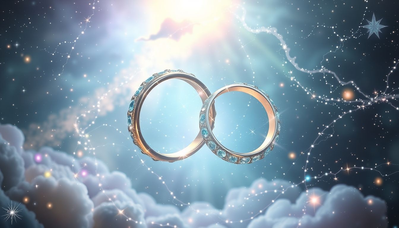 Rêver de bagues symbolise l'engagement profond et le pouvoir intérieur.