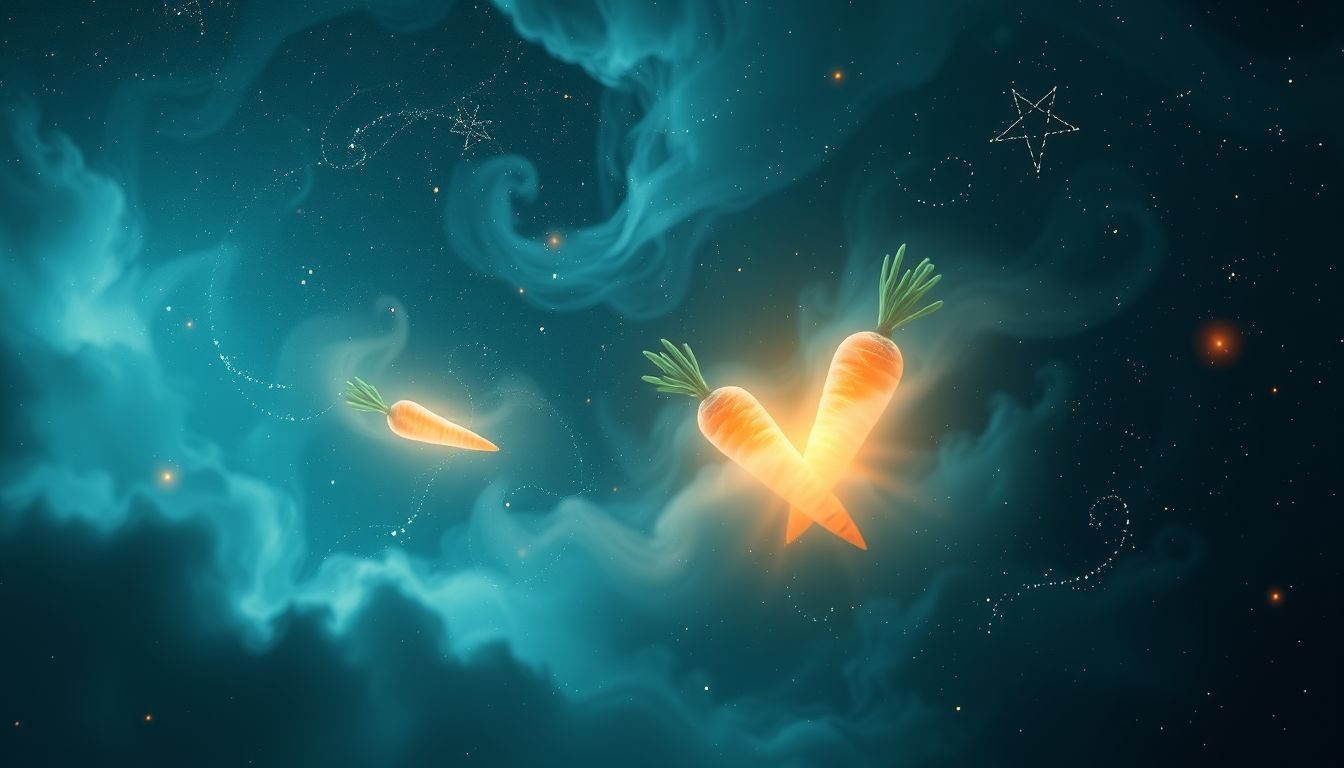 Rêver de carottes cachées révèle des désirs secrets profondément enfouis.