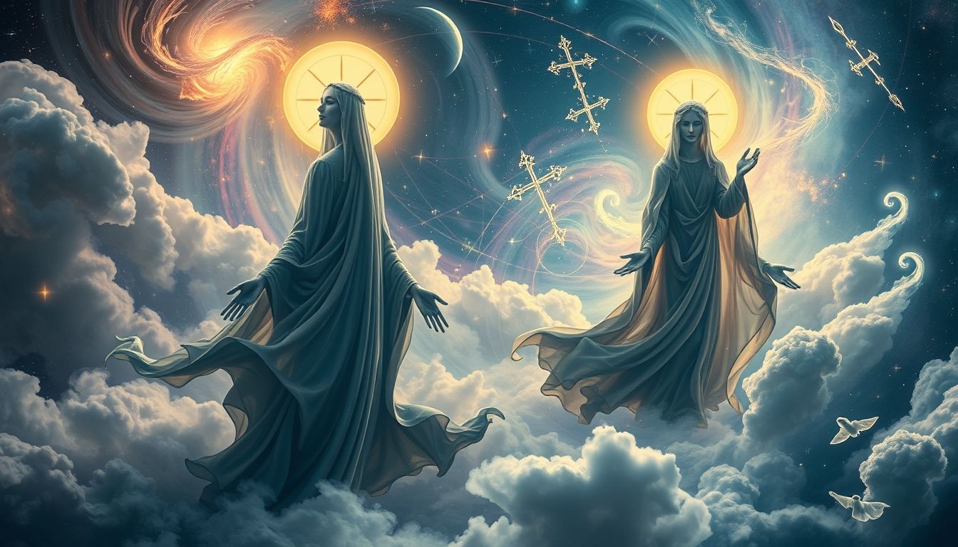 Les figures maniéristes incarnent foi ambivalente et quête spirituelle.