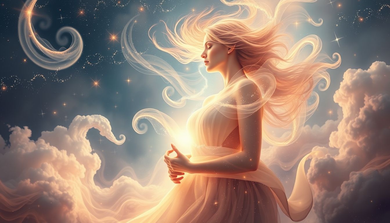 La Dame symbolise l’intuition profonde et la guidance maternelle.