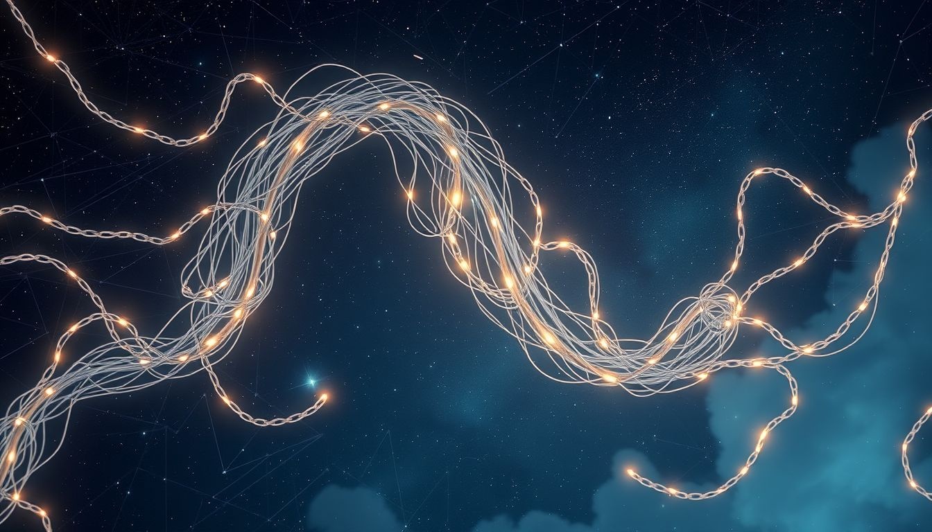 Rêver de chaînes symbolise souvent des contraintes émotionnelles ou sociales.