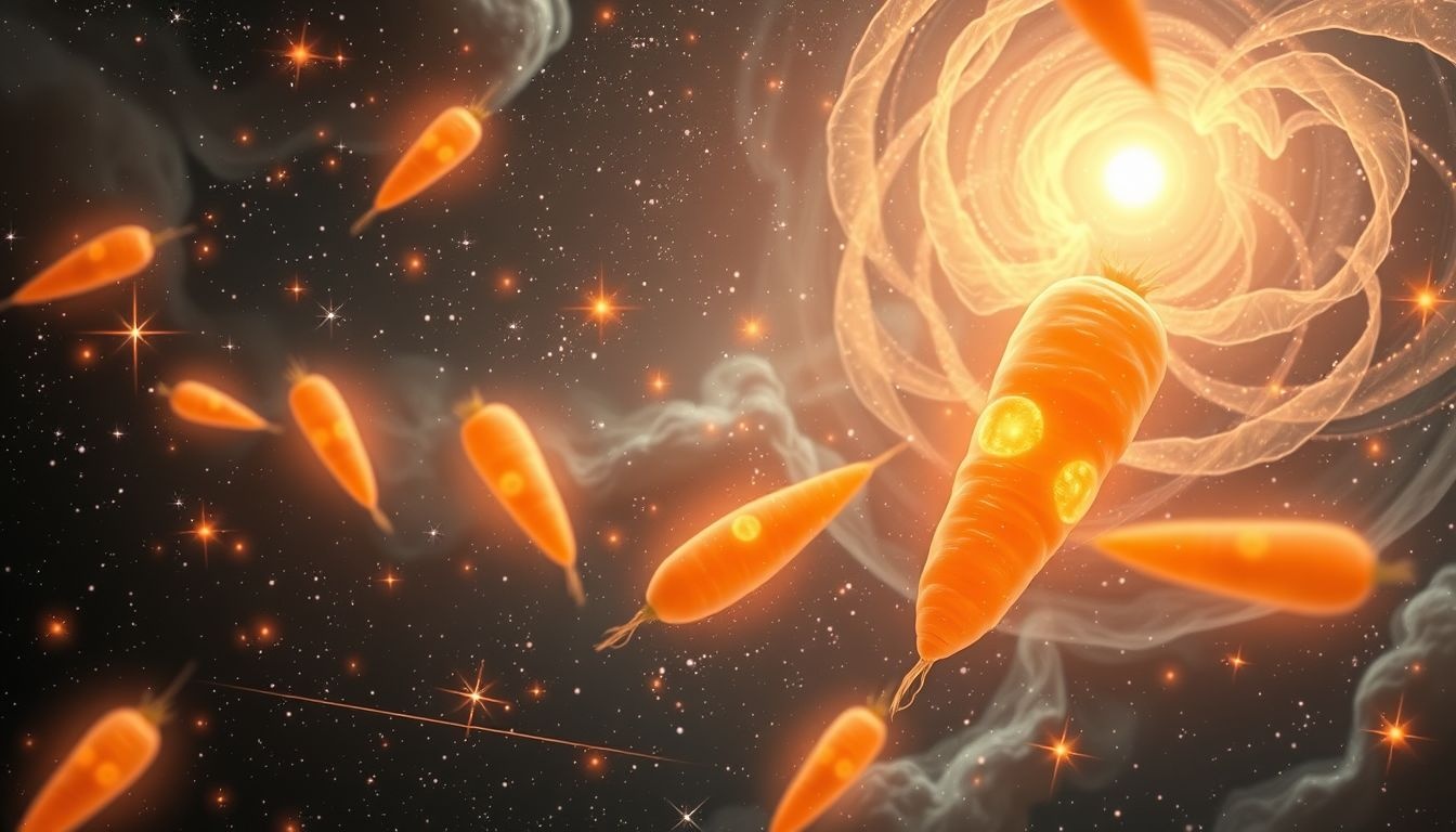 Rêver de manger des carottes symbolise force et énergie renouvelée.