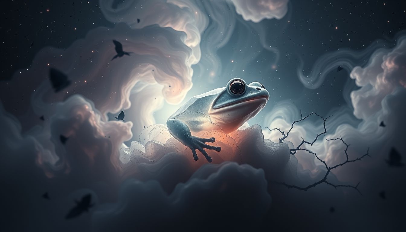 Rêver de manger un crapaud symbolise l'acceptation des défauts personnels.