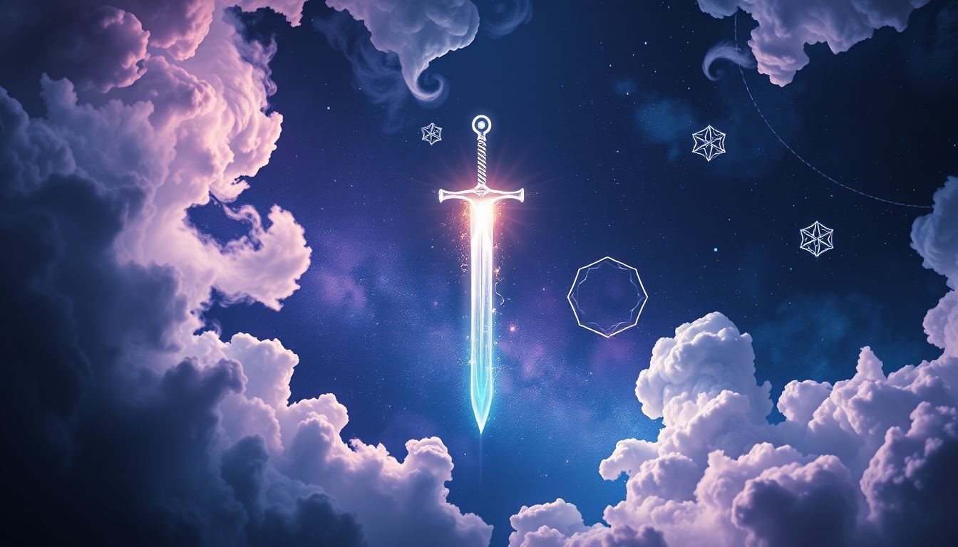 Rêver d'épée symbolise souvent la lutte intérieure pour la justice.