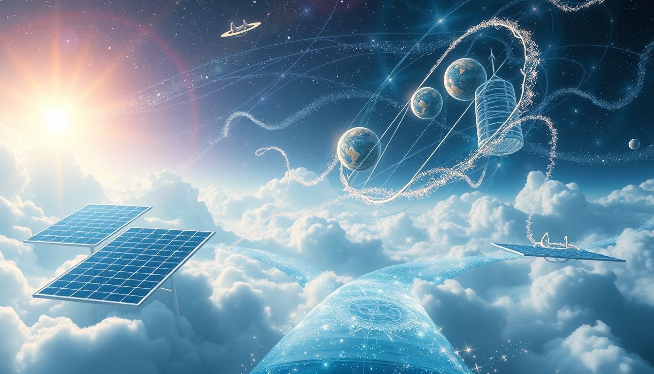 Rêver de panneaux solaires évoque un voyage vers la transformation personnelle.