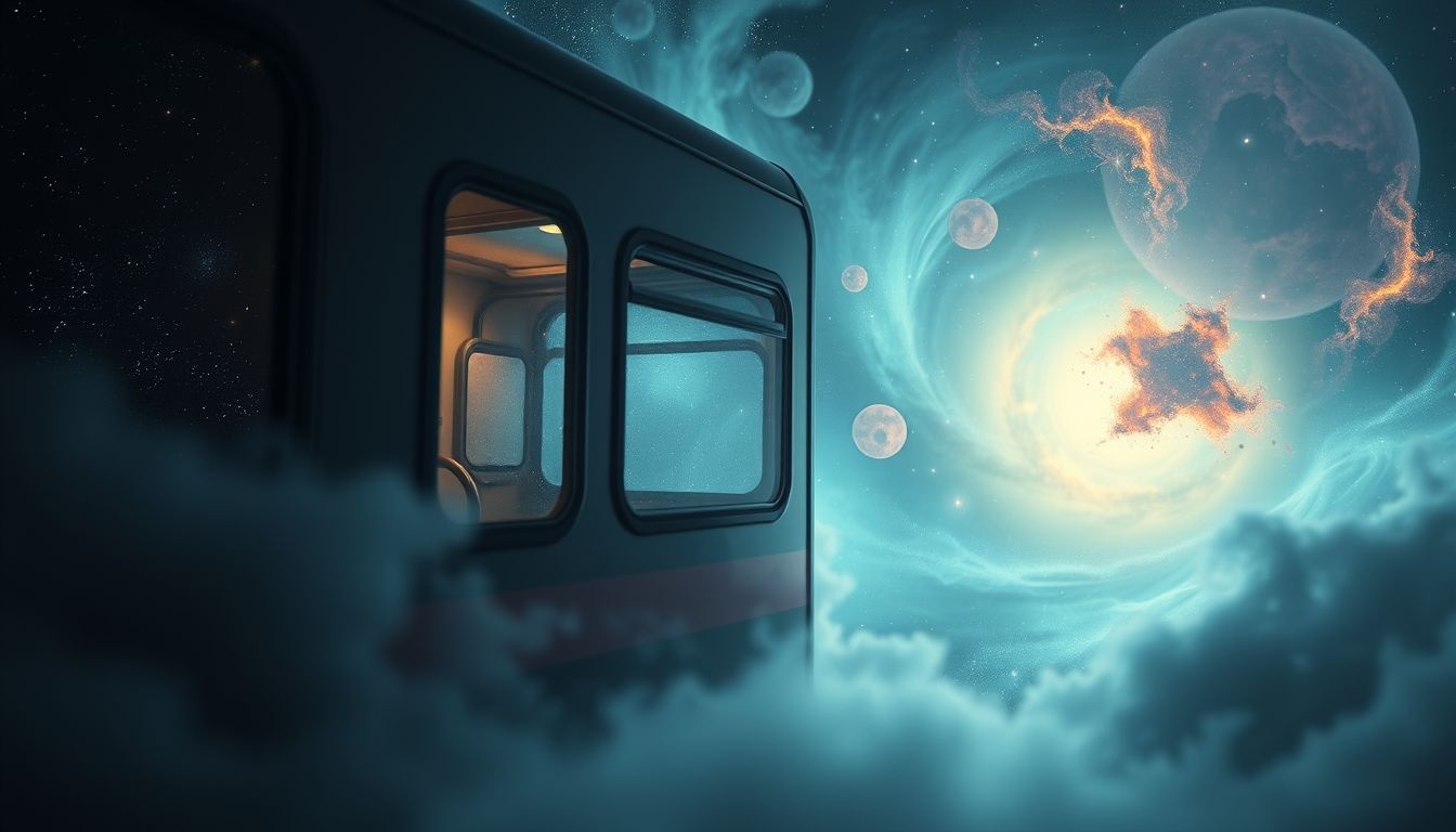 Regarder par la fenêtre du train révèle votre quête d’introspection.