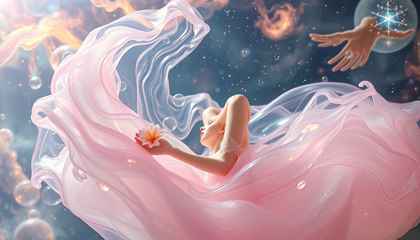 Se savonner avec un savon parfumé symbolise désir de plaisir sensoriel.