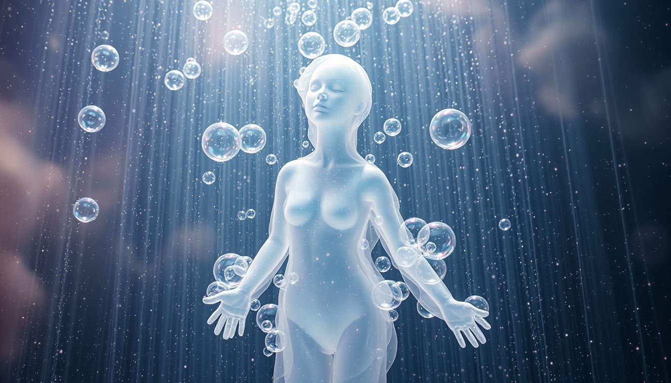 Se savonner en rêve symbolise un nettoyage intérieur et émotionnel.