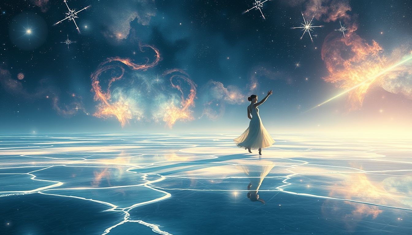 Rêver de valser sur glace symbolise instabilité et dangers imminents.