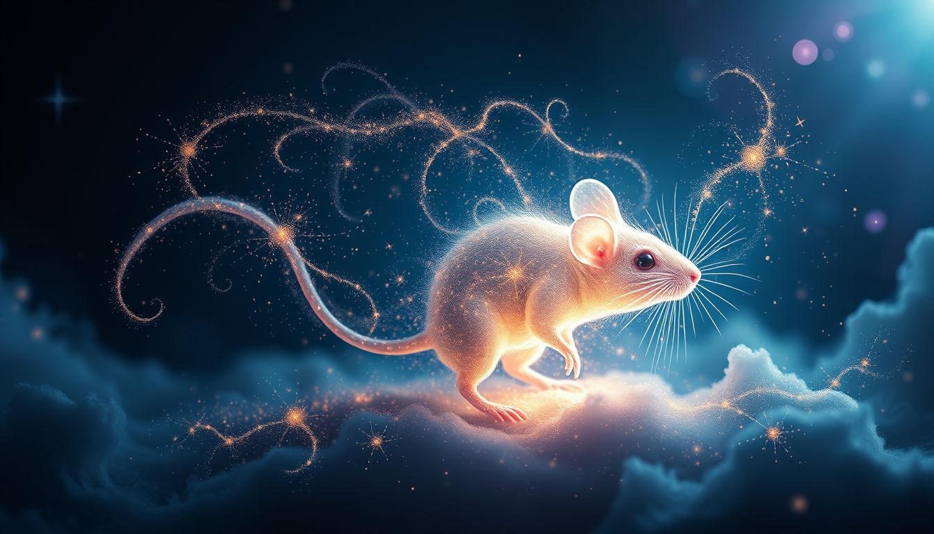 La souris métamorphosée symbolise un potentiel caché insoupçonné.