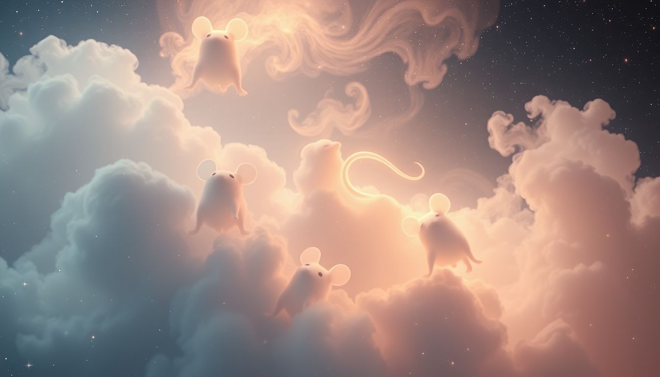 Une souris qui grimpe symbolise souvent une intrusion dans votre espace.