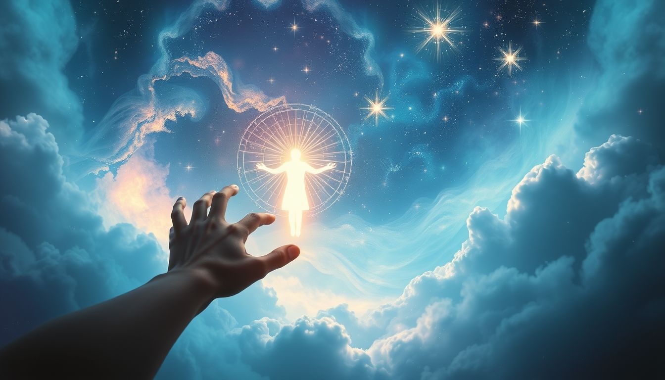 Rêver de communiquer avec des êtres supérieurs révèle une quête spirituelle profonde.