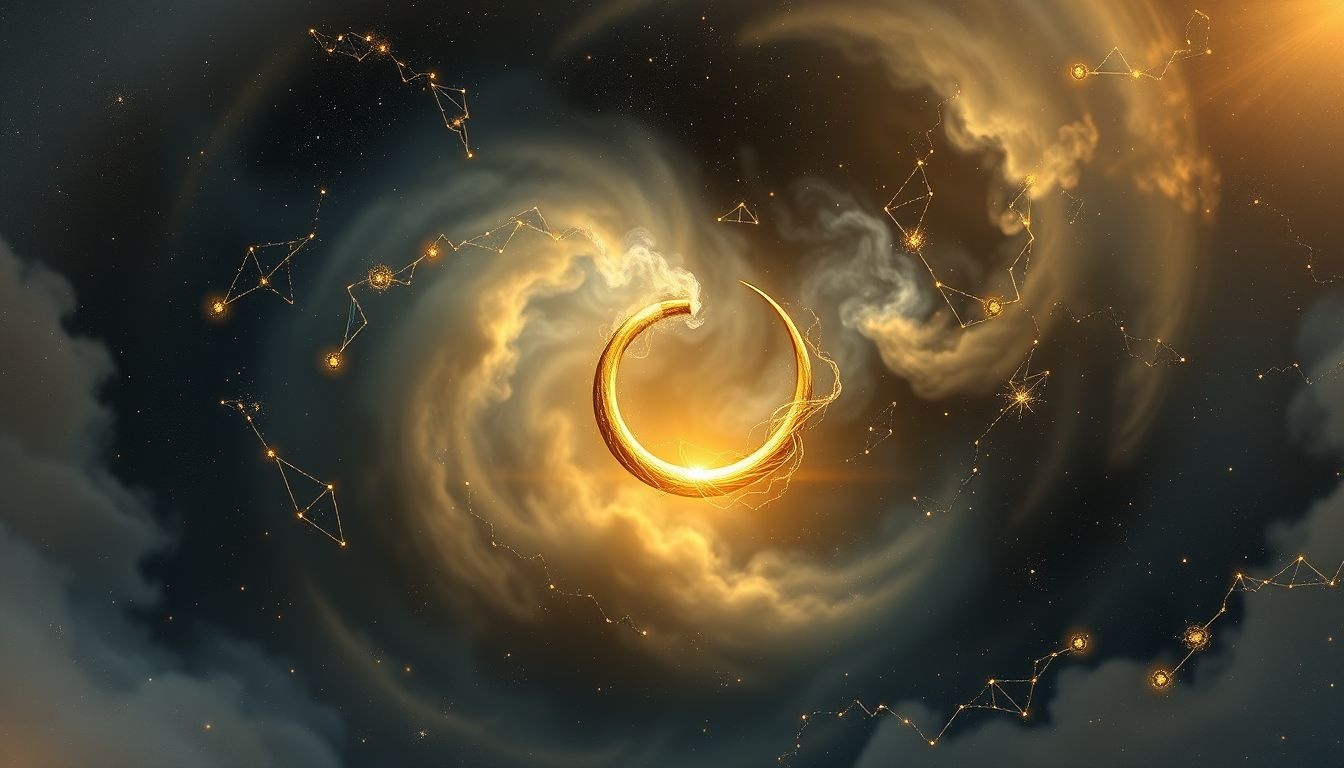 Le son du cor symbolise souvent l’appel à l’introspection profonde.