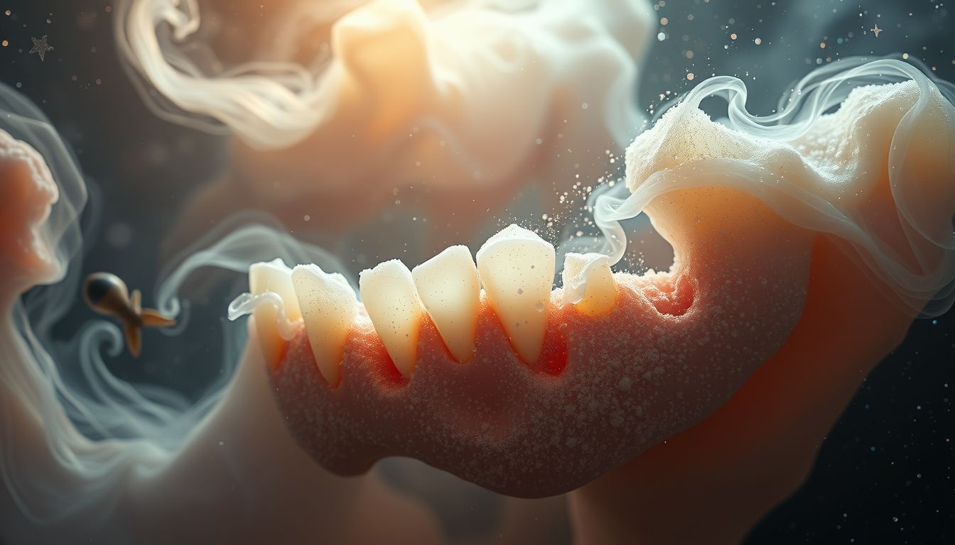 Rêver de dents cariées reflète souvent un poids moral profond.