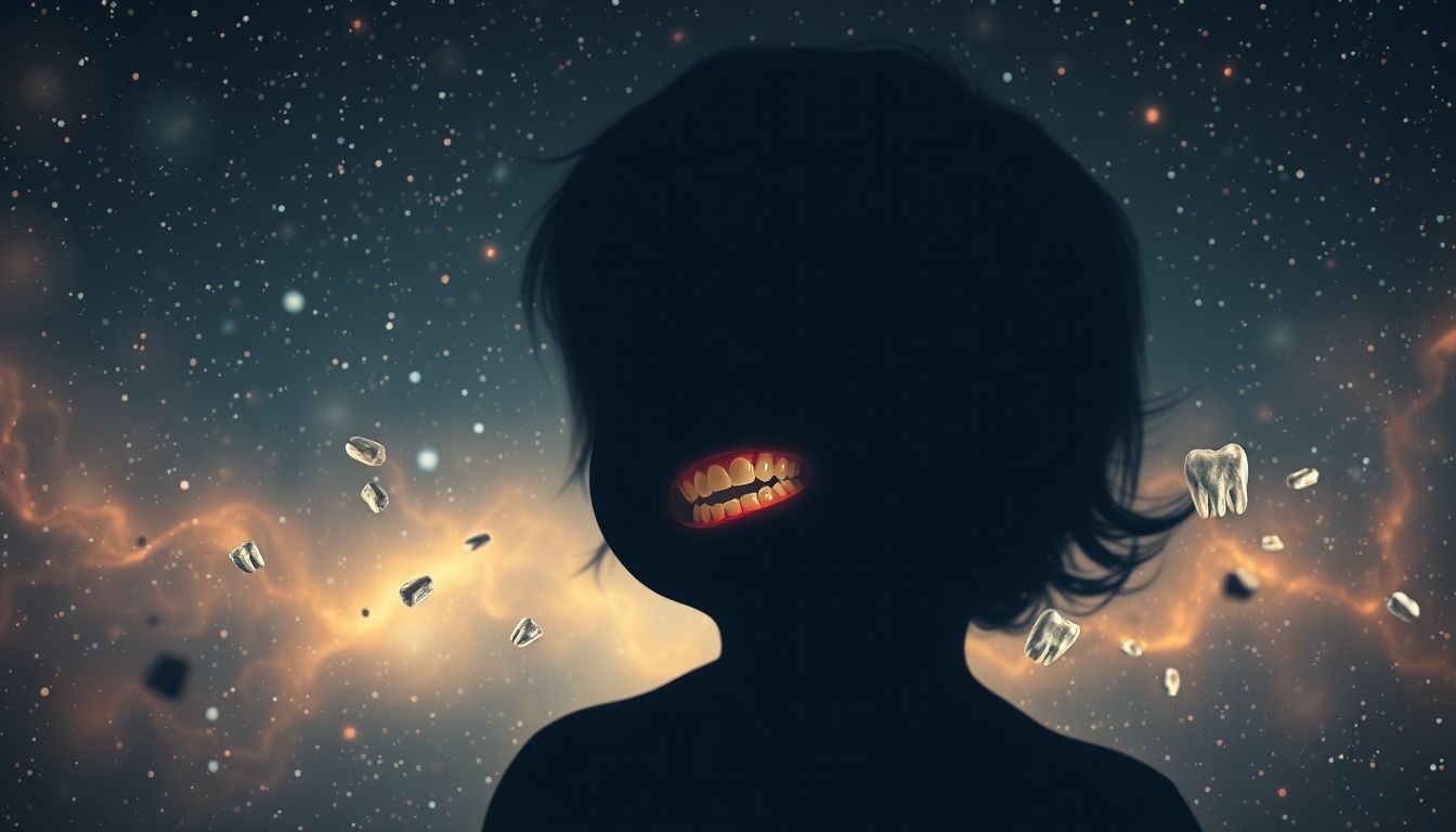 Rêver d’enfant avec dents cariées révèle peur de perdre innocence.
