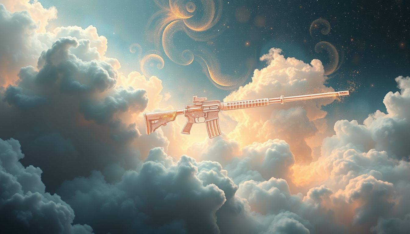 Rêver d’un fusil en paix révèle un combat intérieur silencieux.