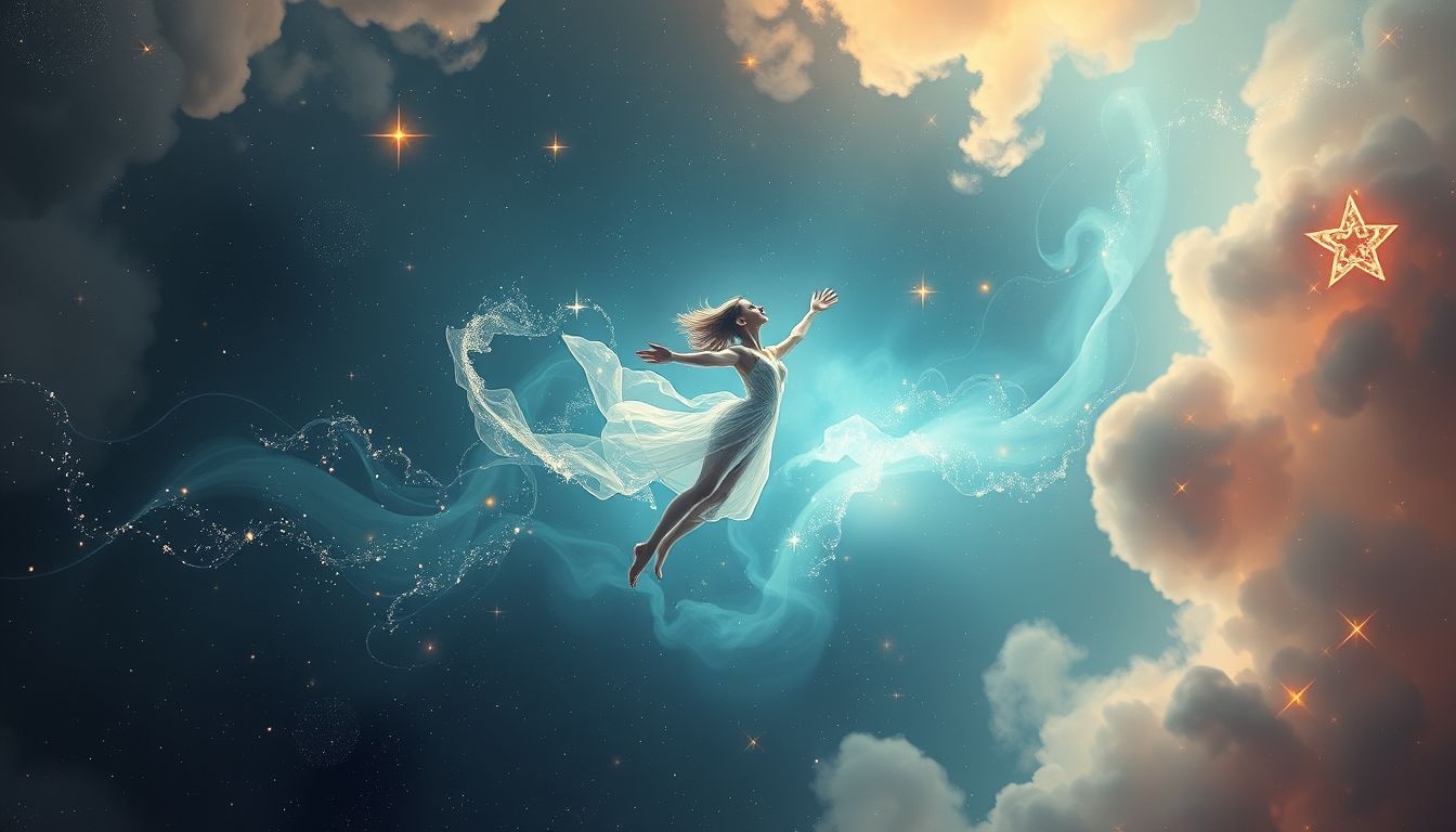 Rêver de légèreté symbolise souvent un nouvel équilibre émotionnel retrouvé.