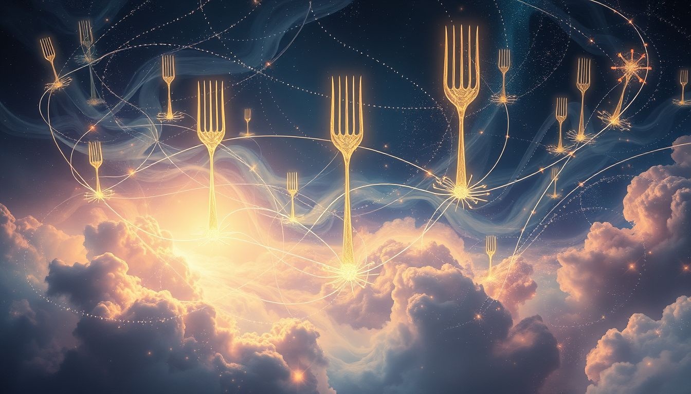 Rêver d'une fourchette symbolise des choix cruciaux à venir.