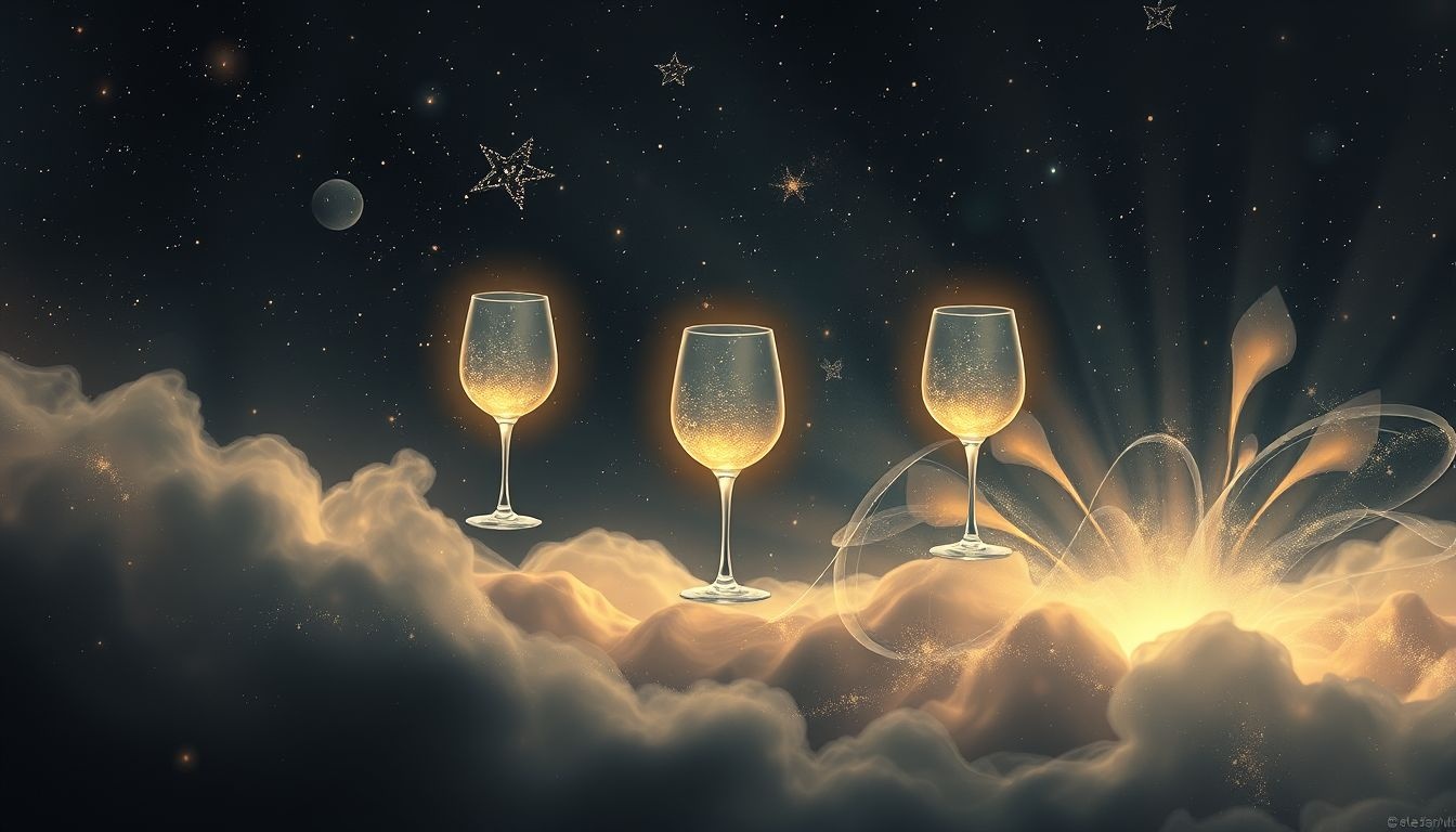 Rêver d'un verre à vin révèle souvent des émotions cachées profondes.