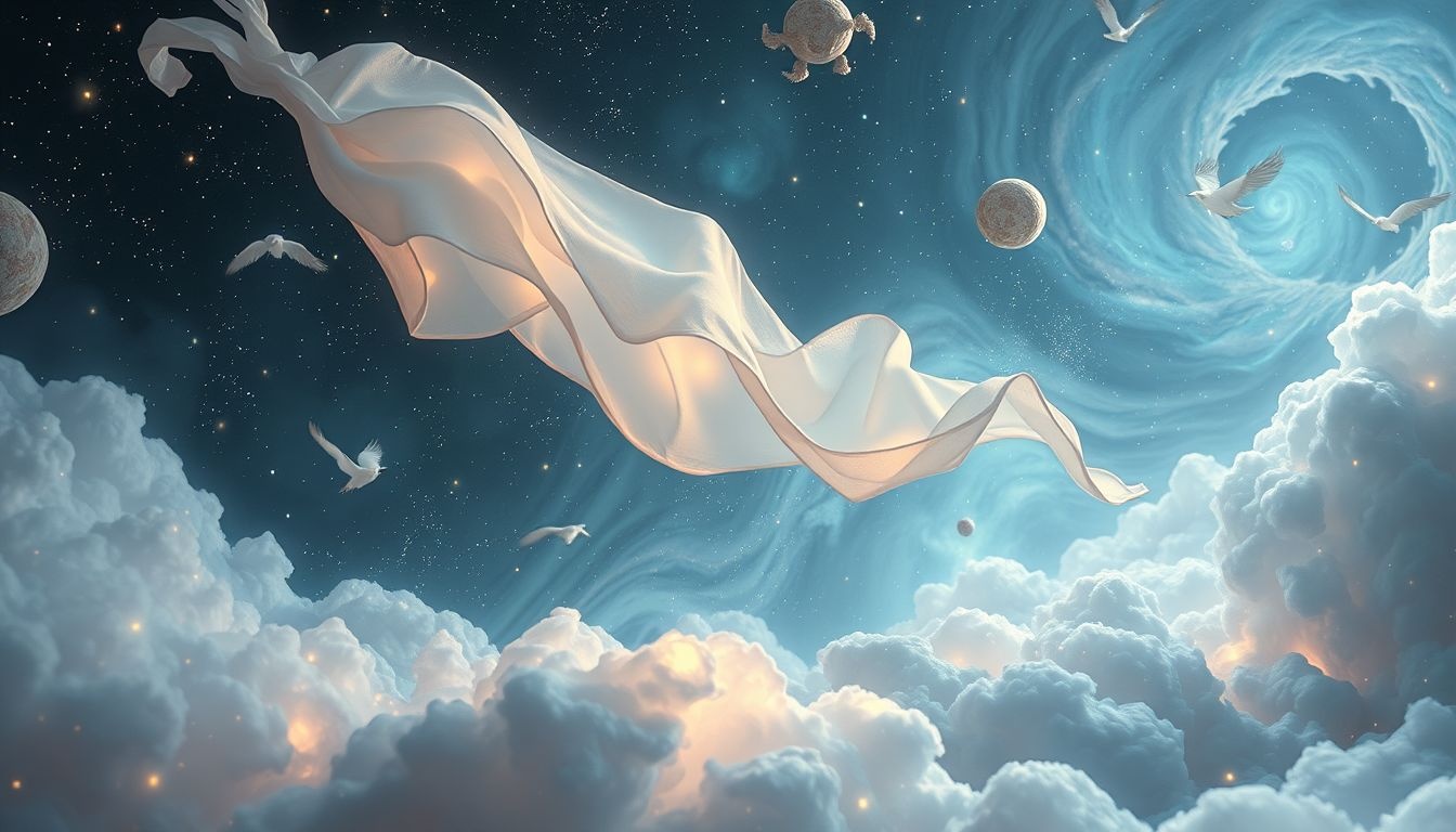 Rêver de chiffons neufs symbolise un renouveau et espoir.