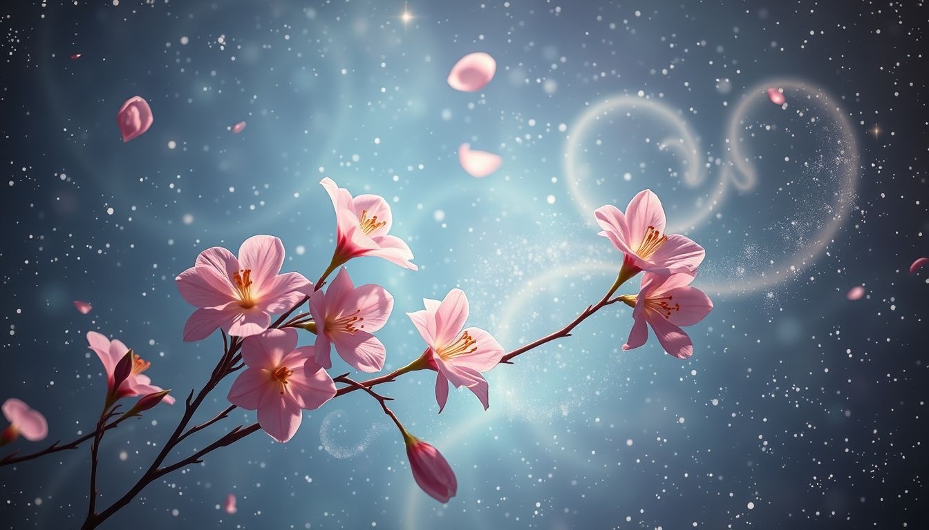 L'azalée symbolise la délicatesse et les émotions profondes dans l'art.