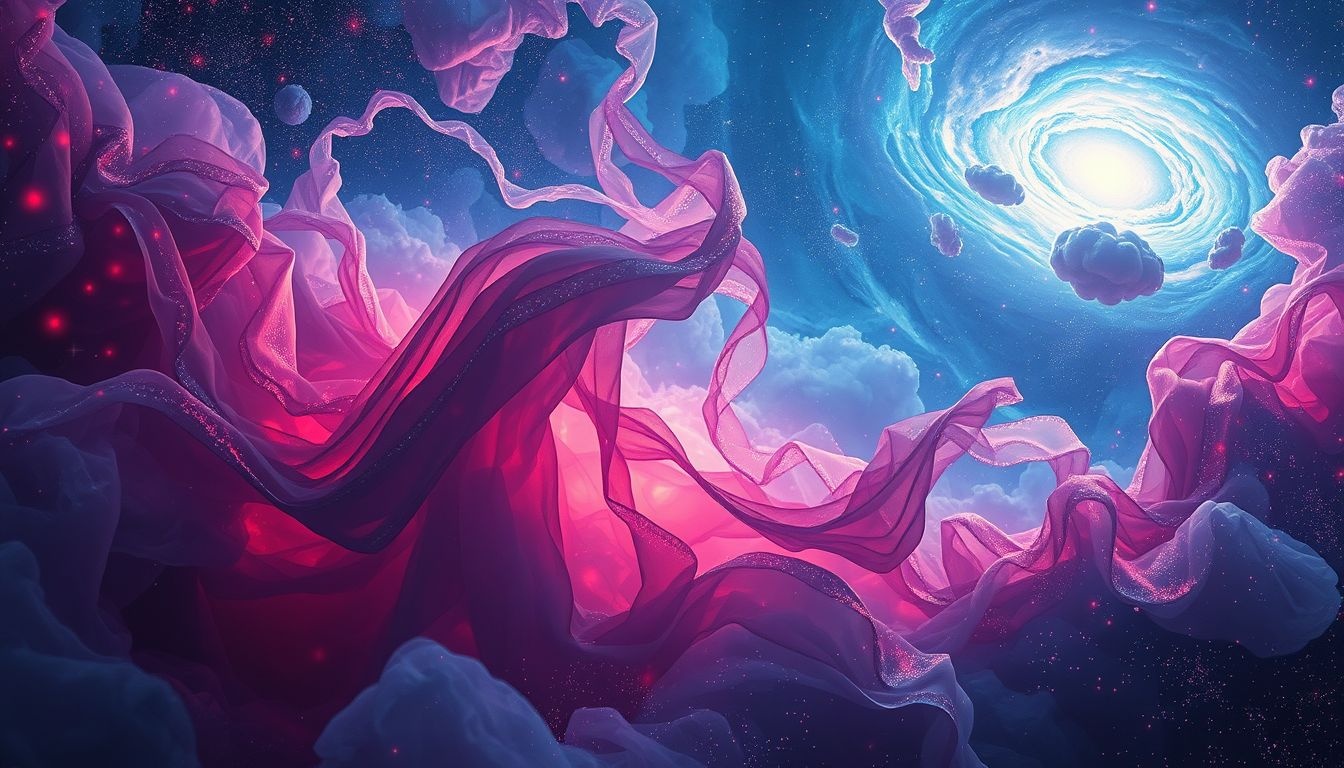 Les couleurs vives dans les rêves de déchirement symbolisent l’émotion intense.