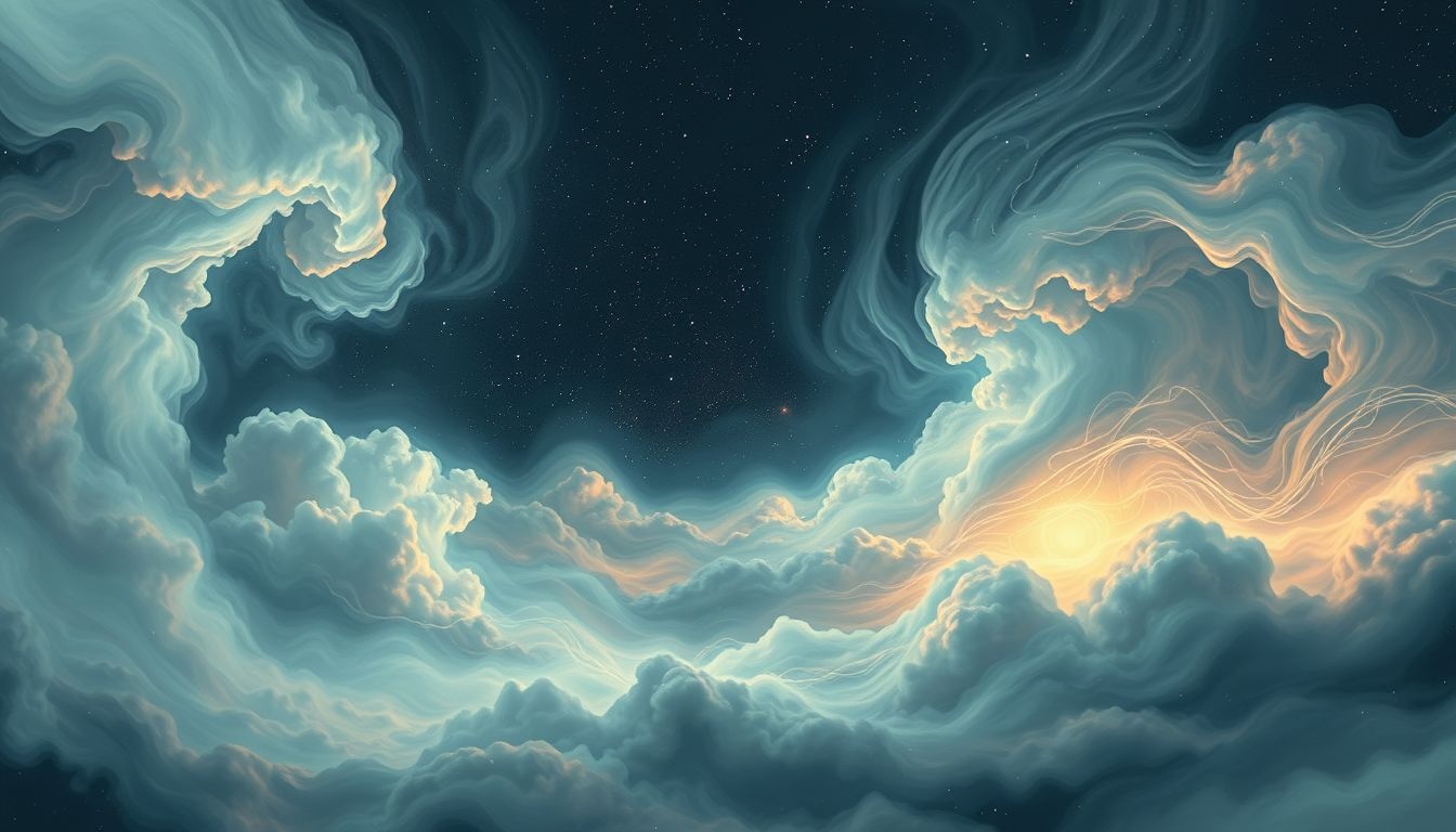 La tempête symbolise souvent des émotions refoulées et intenses.