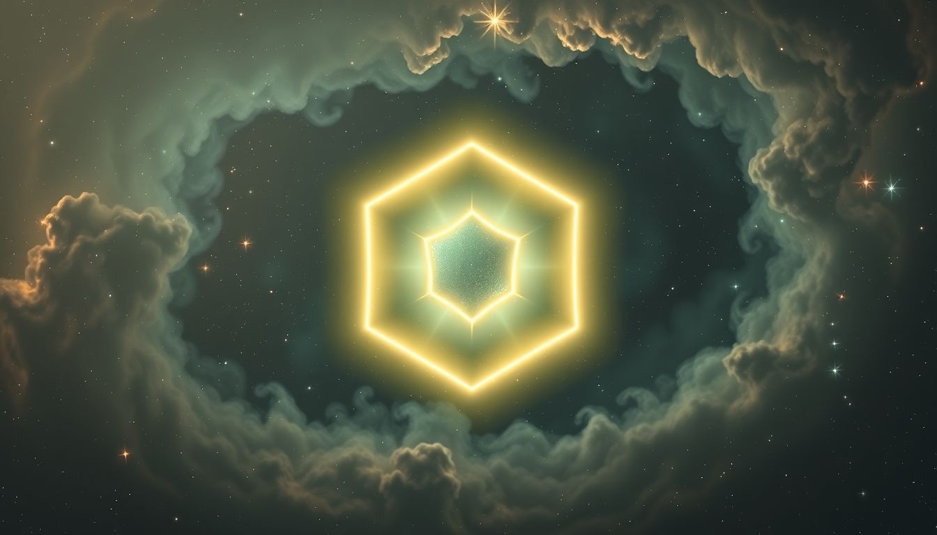 Le pentagone symbolise une barrière protectrice contre les dangers.