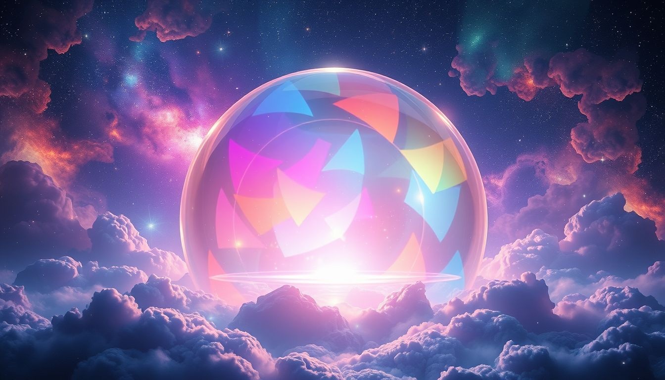 Les couleurs du dôme reflètent les émotions profondément enfouies du rêve.
