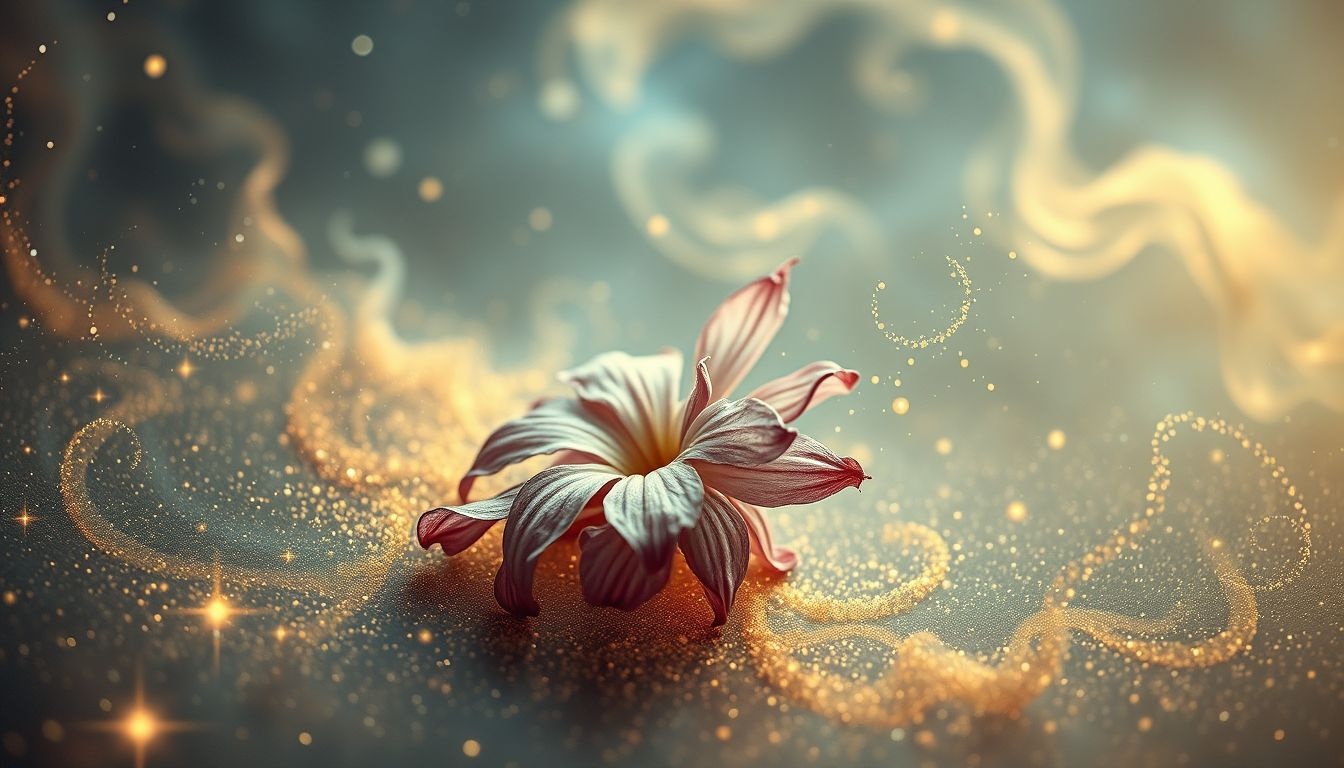 La lobélie fanée symbolise souvent la perte et le regret profond.