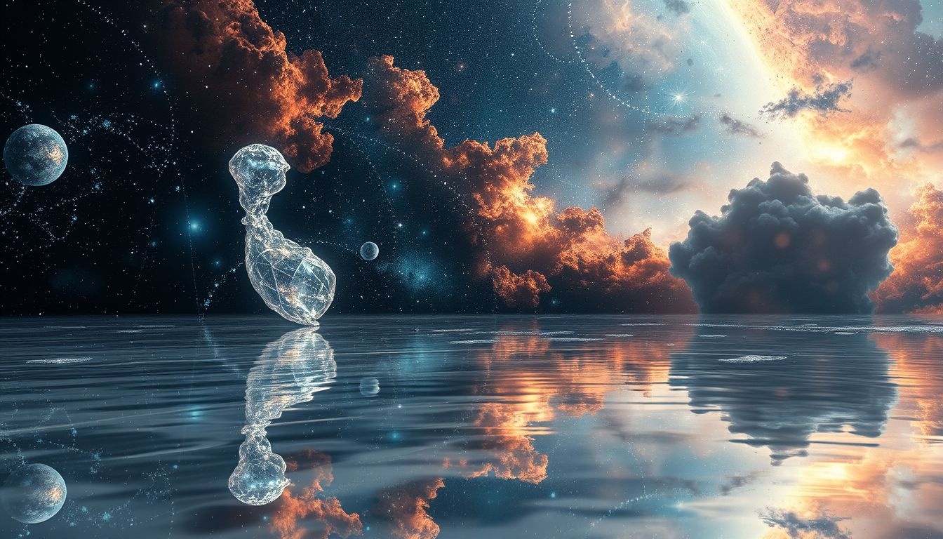 La lueur reflétée symbolise souvent une illusion menant à l'erreur.