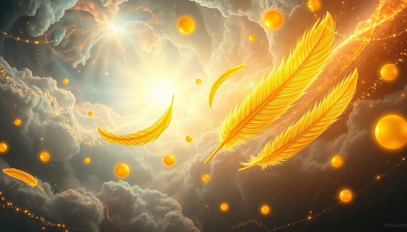 Le matinet jaune symbolise un intellect plein de joie rayonnante.